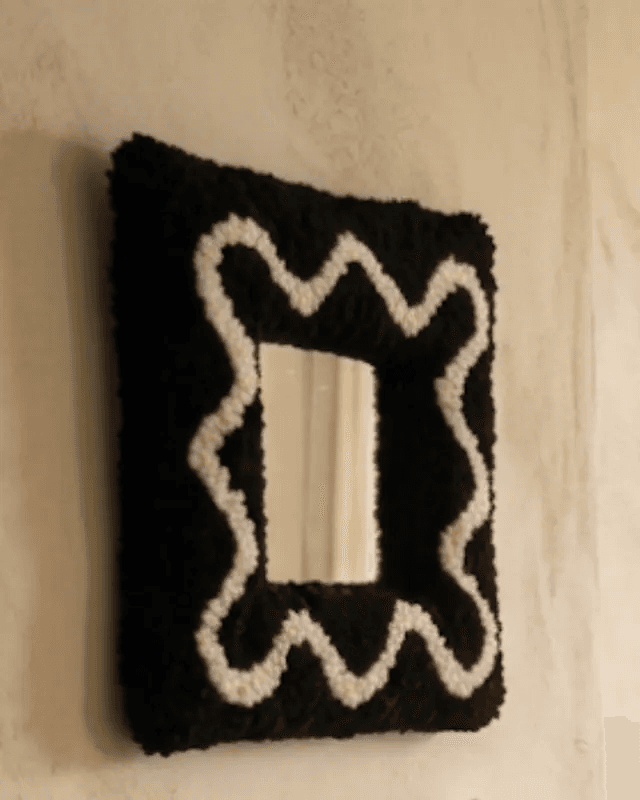 Bubble mirror set of 2