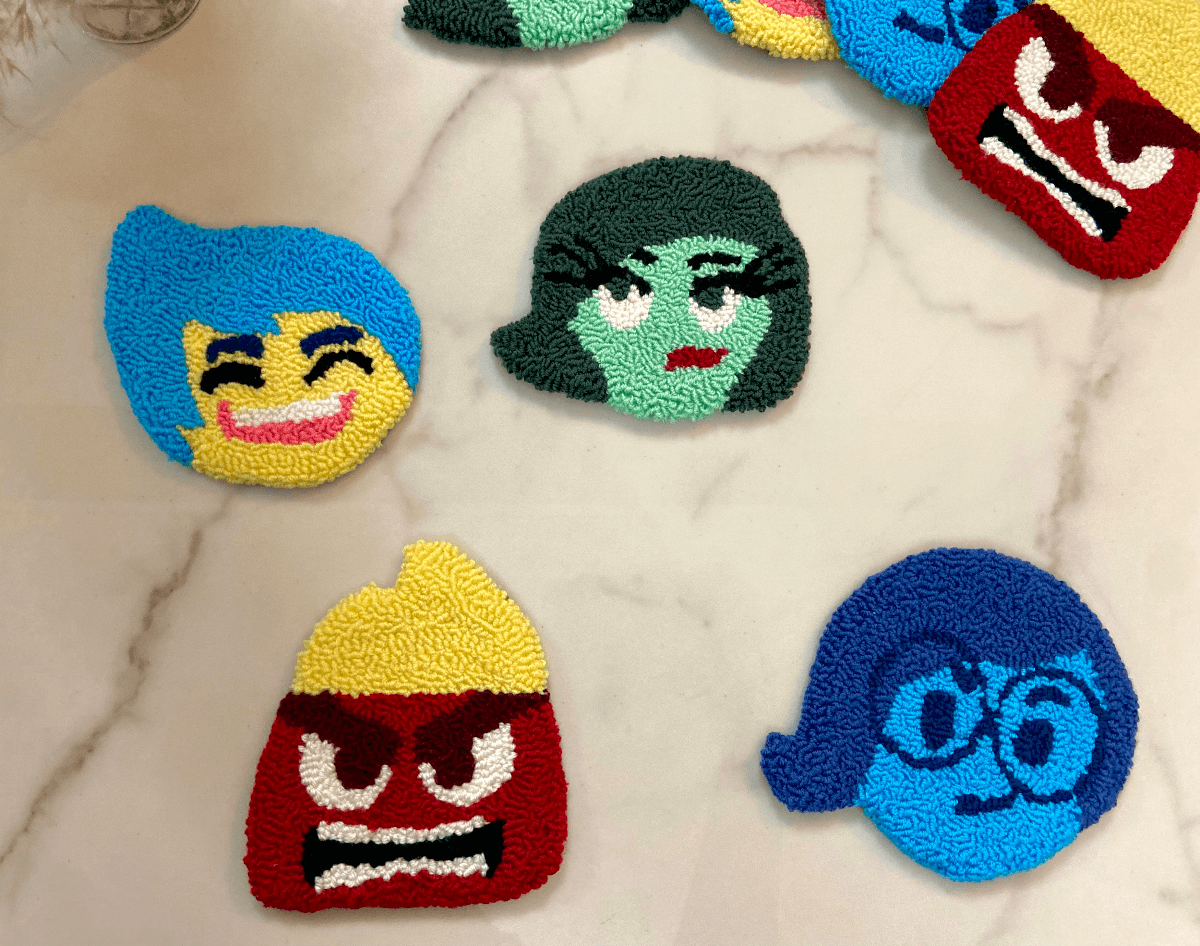 Inside-Out Coasters set of 4