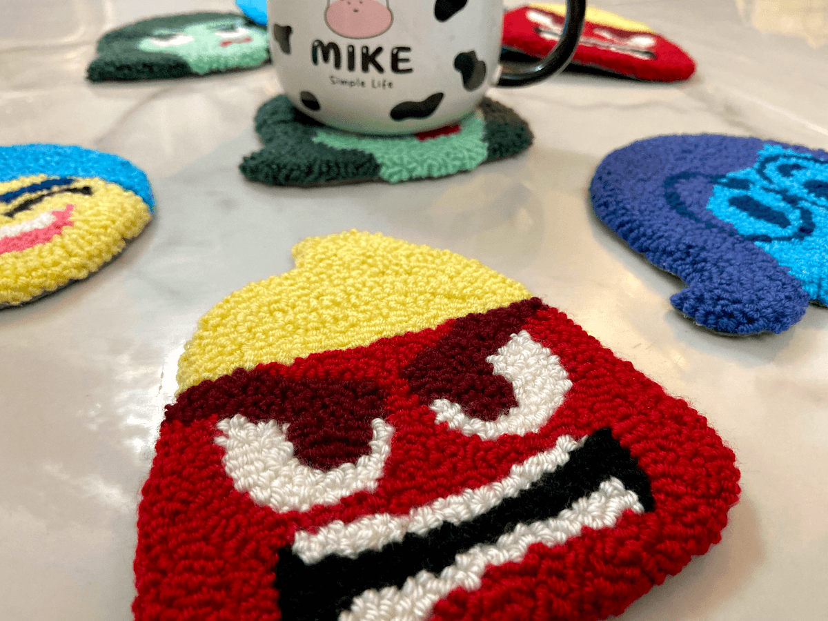 Inside-Out Coasters set of 4