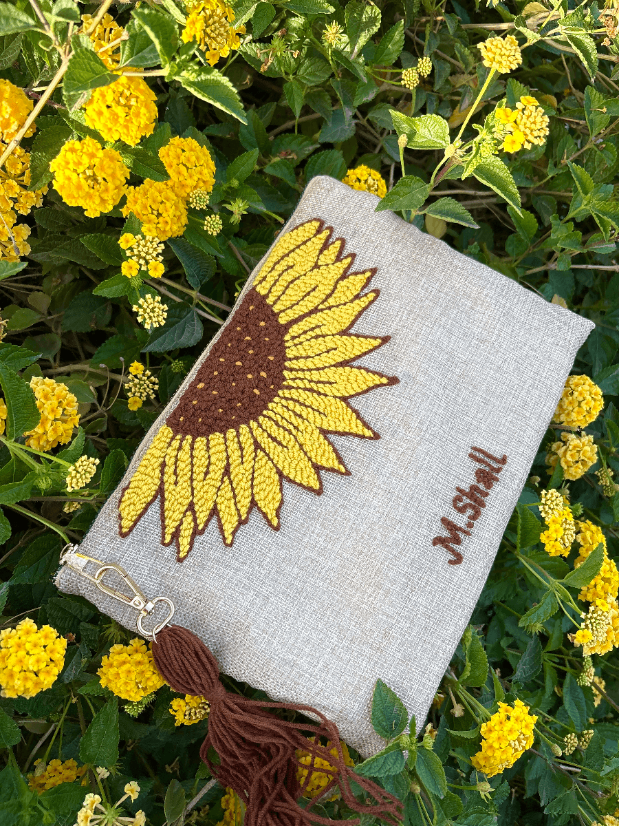 Sun Flower Clutch