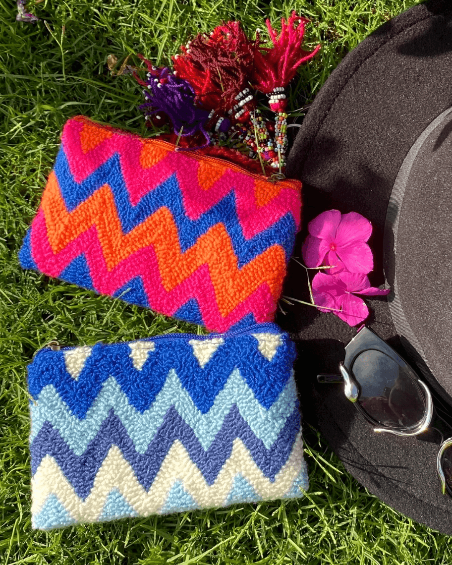 Sun-kissed pouches