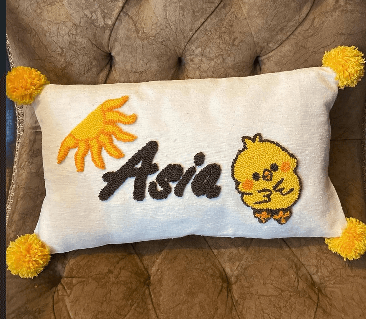 The Yellow Mochi cushion